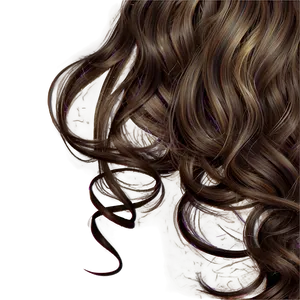 Wavy Hair C PNG Image