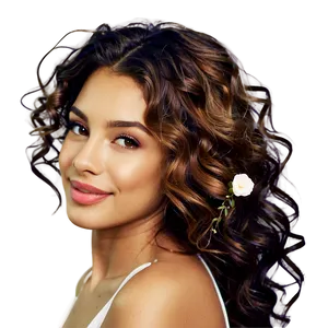 Wavy Hair D PNG Image