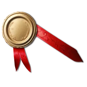 Wax Seal Ribbon Png Rdh17 PNG Image