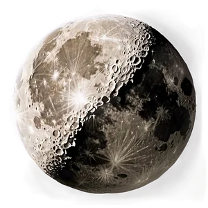 Waxing Moon Transparent Png Jui2 PNG Image