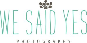 We Said Yes Photography Logo PNG Image