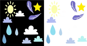 Weather_ Icons_ Collection_ Vector PNG Image