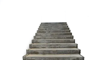 Weathered Concrete Staircase PNG Image