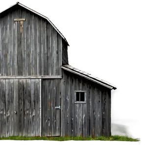 Weathered Gray Barn Png 5 PNG Image