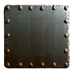 Weathered Steel Plate PNG 06122024 PNG