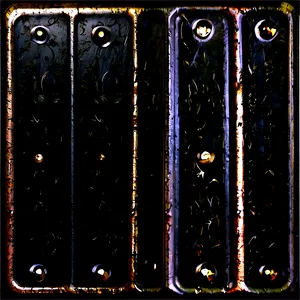 Weathered Steel Plate PNG 38 PNG