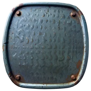 Weathered Steel Plate PNG Nca PNG