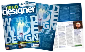 Web Designer Magazine Issue Spread PNG
