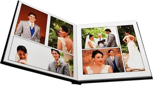 Wedding Album Spread PNG