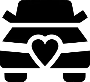 Wedding Car Decoration Icon PNG Image