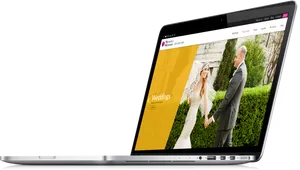 Wedding Photography Website Mockup PNG Image