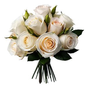 Wedding Roses Bouquet Png Nue PNG Image