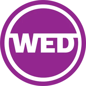 Wednesday Logo Purple Circle PNG Image