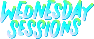 Wednesday Sessions Text Graphic PNG Image