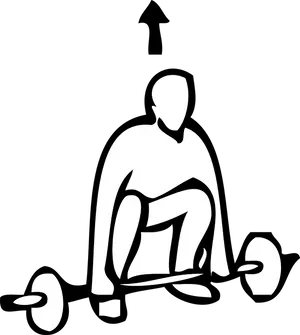 Weightlifting Icon Deadlift PNG Image