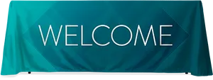 Welcome Banner Display PNG Image