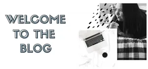 Welcometothe Blog Banner PNG Image