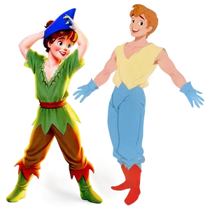 Wendy And Peter Pan Png Iba PNG Image