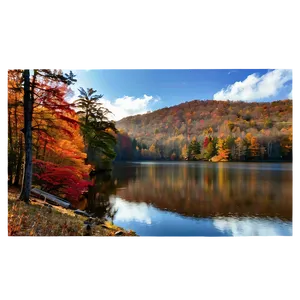 West Virginia Autumn Scenery Png Lwb PNG Image