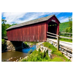 West Virginia Covered Bridges Png 76 PNG Image