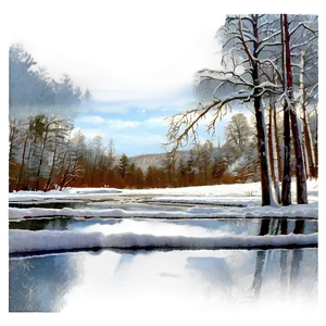 West Virginia Winter Wonderland Png Dkb15 PNG Image