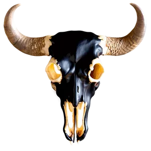 Western Bull Skull Graphic Png 06122024 PNG Image