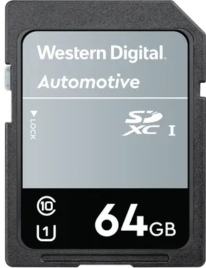 Western Digital Automotive S D X C64 G B Card PNG Image