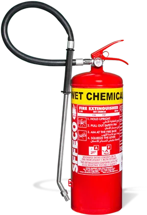 Wet Chemical Fire Extinguisher PNG Image