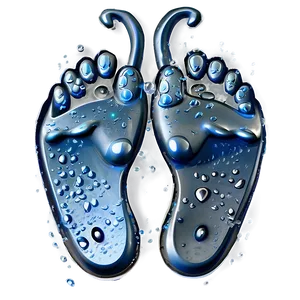 Wet Footprints Png 72 PNG Image