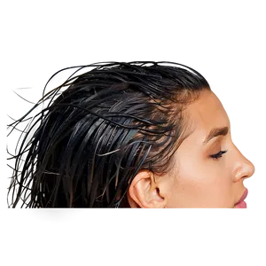 Wet Hair Texture Png Wgu17 PNG Image