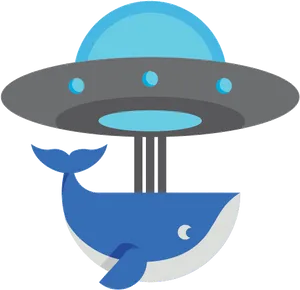 Whale U F O Hybrid Graphic PNG Image