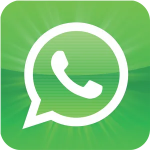 Whats App Logo Green Background PNG Image