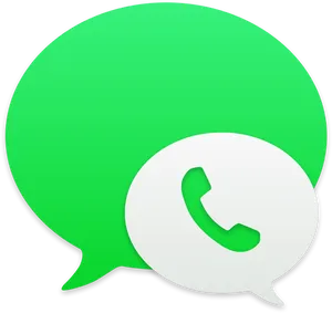 Whats App Logo Green Background PNG Image