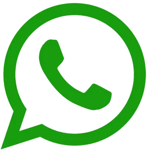 Whats App Logo Green Background PNG