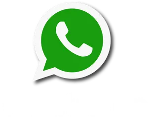 Whats App Logoon Black Background PNG Image