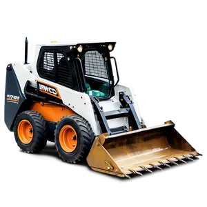 Wheeled Skid Steer Loader Png 8 PNG Image