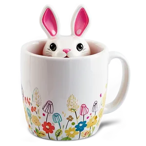 Whimsical Bunny Mug Png Ahe PNG Image