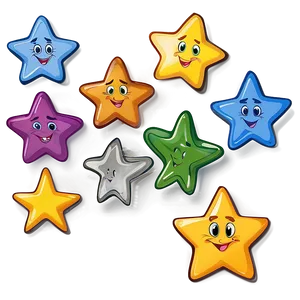 Whimsical Cartoon Star Png 10 PNG Image