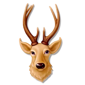 Whimsical Deer Antler Picture Png Yjv PNG Image