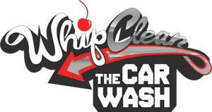 Whip Clean Car Wash Logo PNG Image