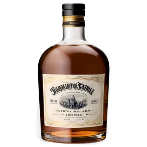 Whiskey Bottle Label Png Itr PNG Image