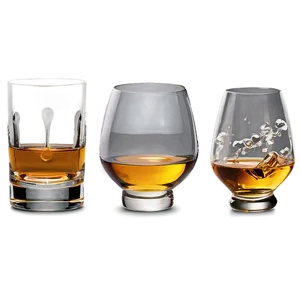 Whiskey Glass Collection Png 06132024 PNG Image