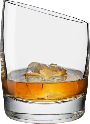 Whiskey On The Rocks Glass PNG Image