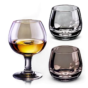 Whisky Glassware Set Png 06262024 PNG Image