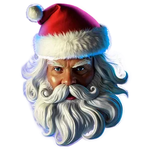 Whispering Santa Silhouette Png Dhg15 PNG Image