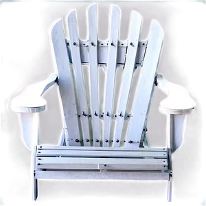 White Adirondack Chair Png 06292024 PNG Image