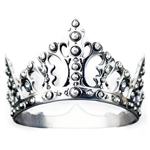 White And Silver Crown Png Kpu PNG Image