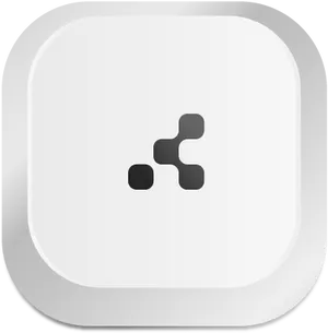 White App Icon Design PNG Image