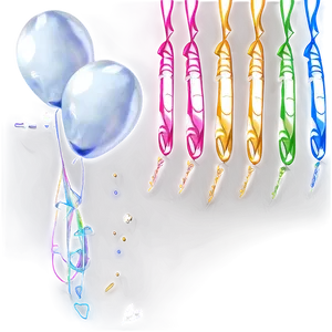 White Balloons Png Eds PNG Image