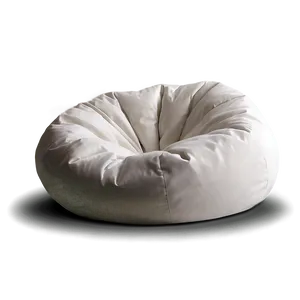 White Bean Bag Chair Png Mnd PNG Image